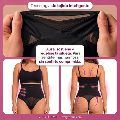 NUEVO: Velyforme® Tanga Moldeador de Talle Alto – Vientre Plano sin Esfuerzo