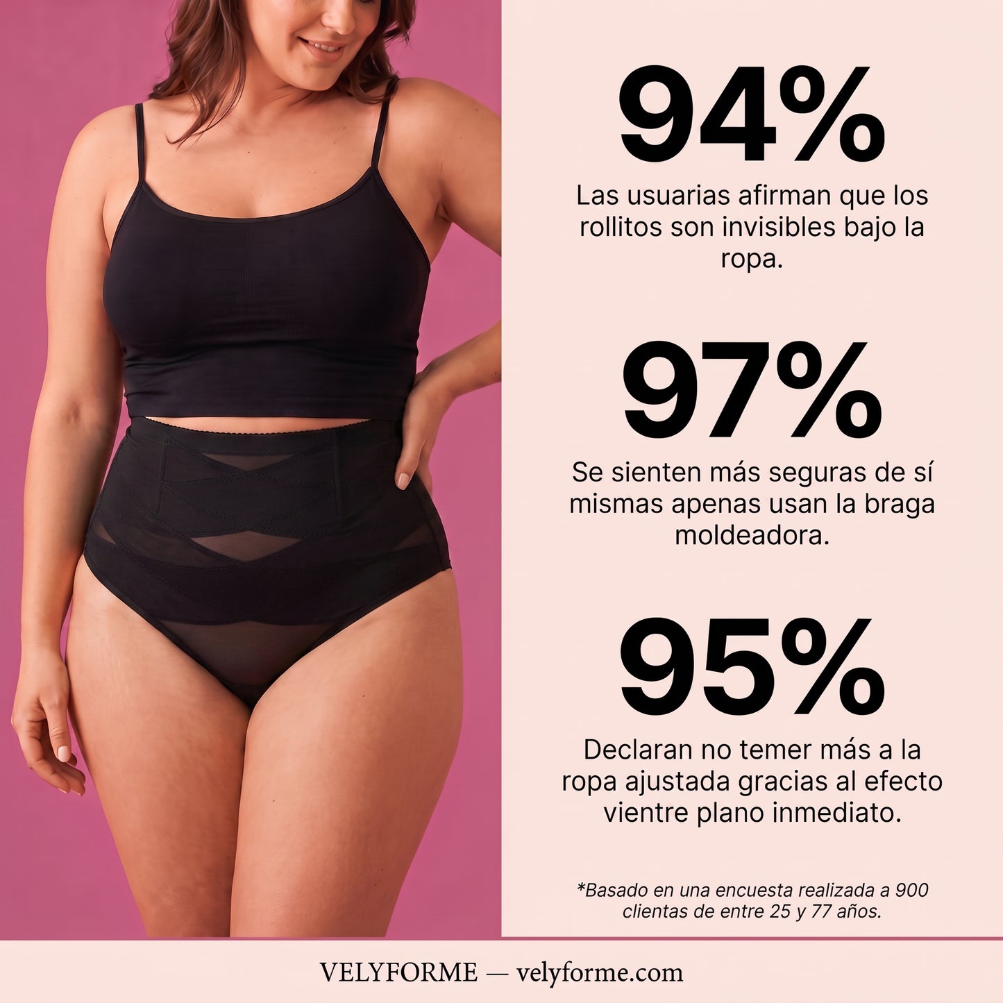 NUEVO: Velyforme® Tanga Moldeador de Talle Alto – Vientre Plano sin Esfuerzo