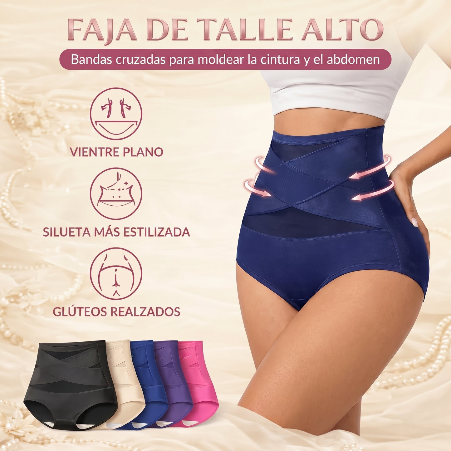 Velyforme® Braguita Moldeadora Talle Alto – Vientre Plano sin Esfuerzo
