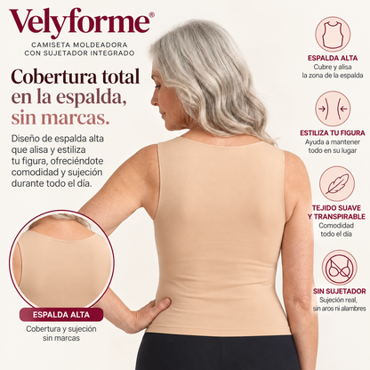 Velyforme - Camiseta con Sujetador Integrado