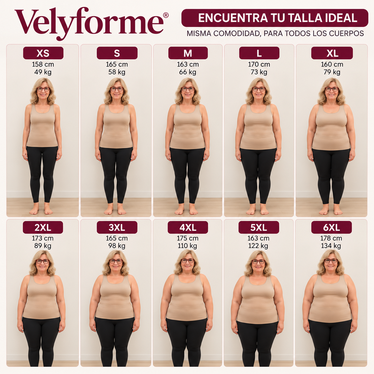 Velyforme - Camiseta con Sujetador Integrado