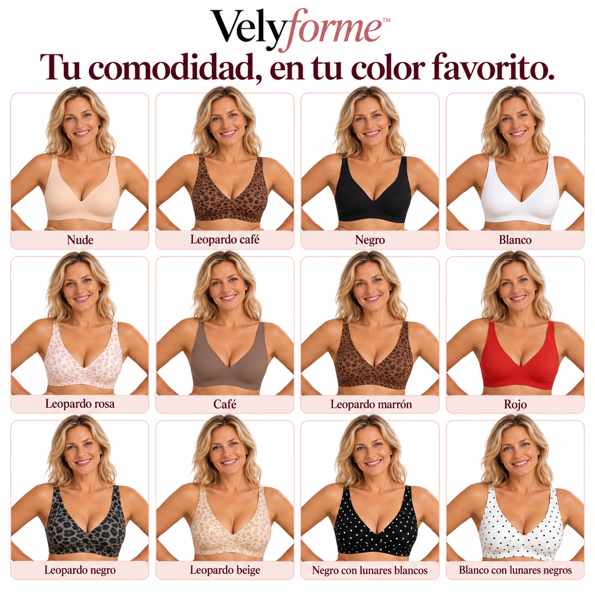 Sujetador Velyforme™ Segunda Piel - Sujeción sin aros