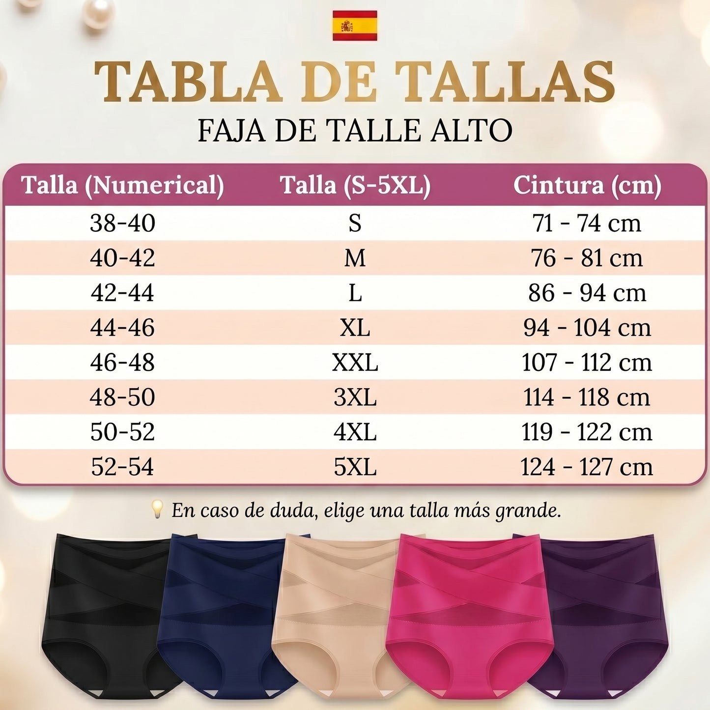 Velyforme™ Braga Moldeadora Talle Alto